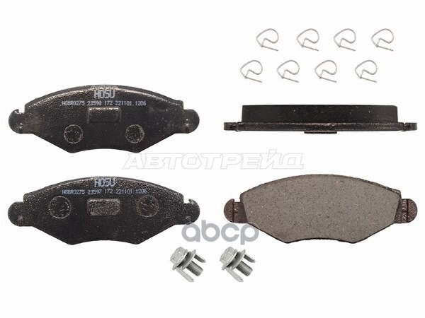 Колодки тормозные (Спереди) Renault Kangoo 97-03 / Citroen Xsara 97-03 HOSU арт. HSBR0275