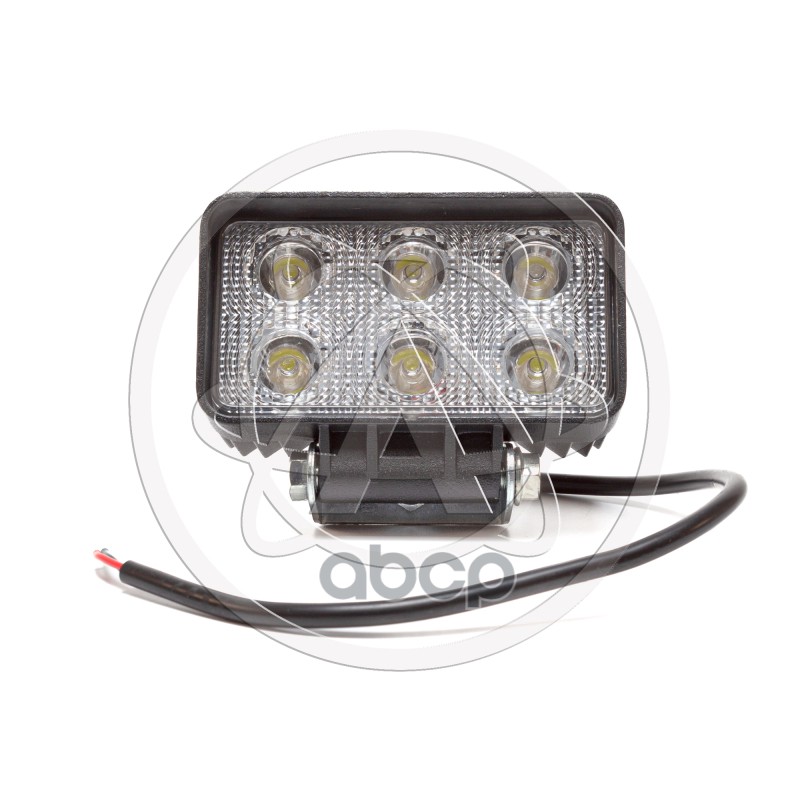 Фара светодиодная Avtoelectrica прямоугольная 6 LED направленный свет 18W (110 х 52 х 81) 12/24V AE18RT-6LED-HC 09.1939