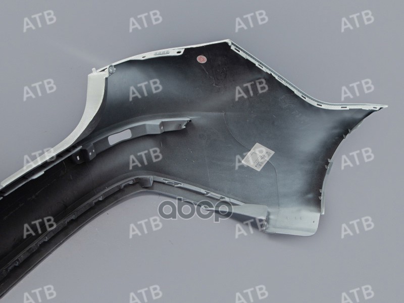 бампер Kia Rio 3 2015-2017 рестайлинг седан задний Белый (Cristal white) PGU A