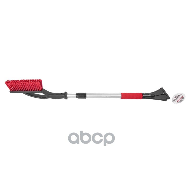 Щетка для очистки снега 87-118 см телескопическая со скребком и мягкой ручкой Arnezi A0401055