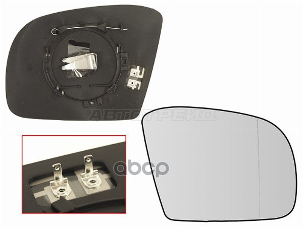 Полотно зеркала Mercedes-Benz M-Class 05-08 / R-Class 07-11 (Справа/ Обогрев/ асферическое) Sat арт. ST-121-0068