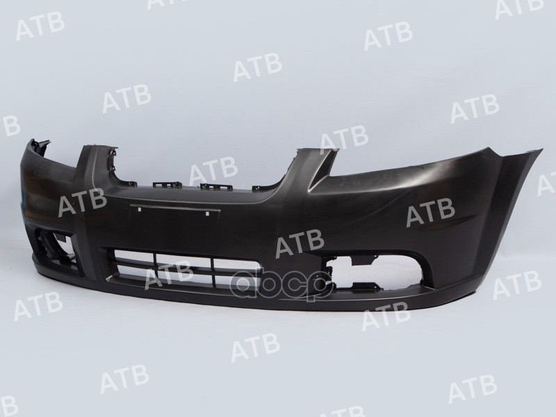 бампер Chevrolet Aveo T250 2006-2012 рестайлинг передний седан под ПТФ ATB