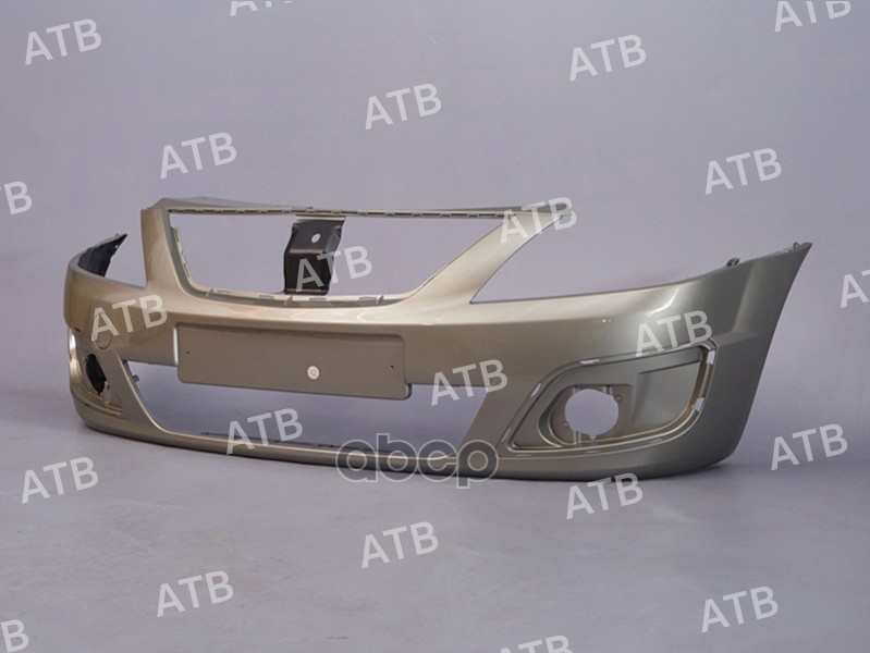 бампер Лада Ларгус передний Серый базальт 242 ATB