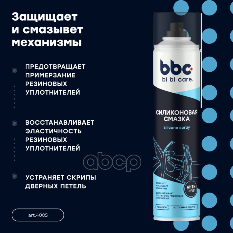 Силиконовая смазка BiBiCare 400мл