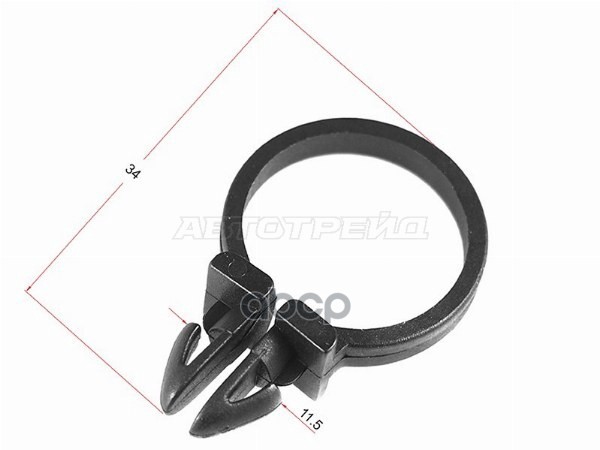 Клипса трубки эл. проводки (Продажа по 10шт) Sat арт. ST-M11465