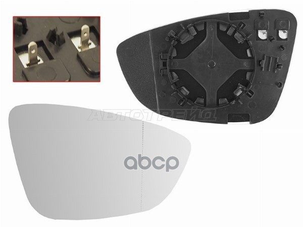 Полотно зеркала Volkswagen Jetta 10-19 / Passat 10-15 (Справа/ Обогрев) Sat арт. ST-VW27-940G-1