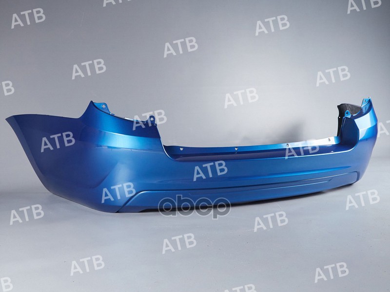 бампер Лада Гранта 2 FL седан задний Голубая планета 418 полноокрашенный ATB
