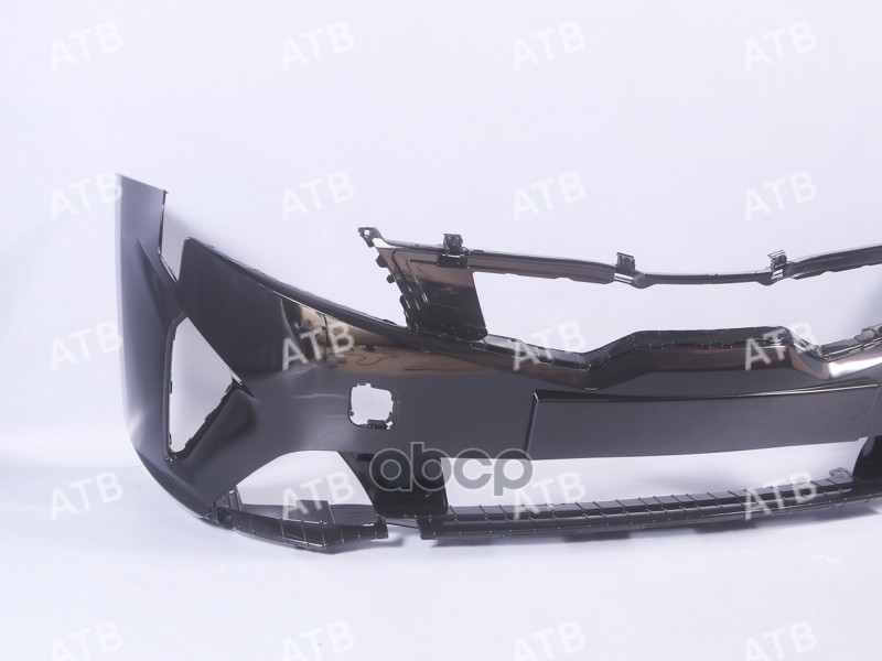 бампер Kia Rio 4 2020-2023 рестайлинг передний Черный (Phantom Black) MZH ATB