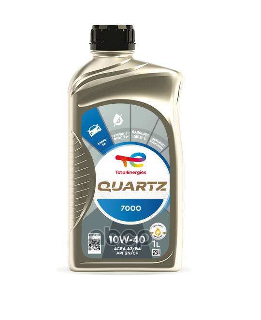 TotalEnergies Total Quartz 7000 10W40 (Europe)  1Л. П/Синт. (Масло Моторное)