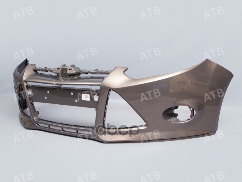 бампер Ford Focus 3 11-15 перед под ПТФ Лунное небо металлик (Lunar sky) AK5C