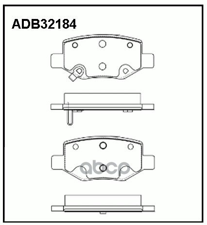 Колодки тормозные дисковые | зад | GEELY Coolray RE 20-  ADB32184