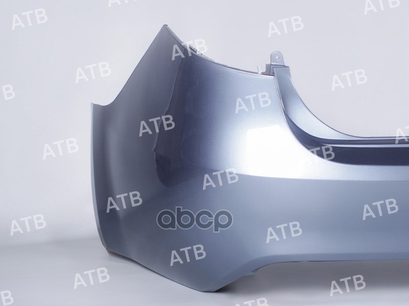 бампер Kia Rio 3 2011-2015 седан задний Голубой металлик (Russian Blue) BR7 AT