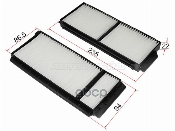 Фильтр салонный Mazda 3 03-09 / 5 04-15 Sat арт. ST-BP4K-61-J6X