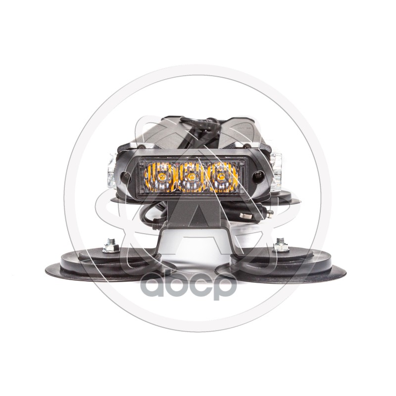 Балка светодиодная 12/24V 42Вт магнит стробоскоп 4 стор.(3+3+2 блока Epistar) A