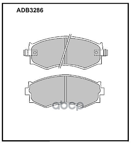 Колодки тормозные дисковые | перед | NISSAN ALMERA II (N16) 1.8 07.2000 -  <=> NISSAN PRIMERA TRAVELLER (W10) 2.0 I 07.1990 - 03.1998