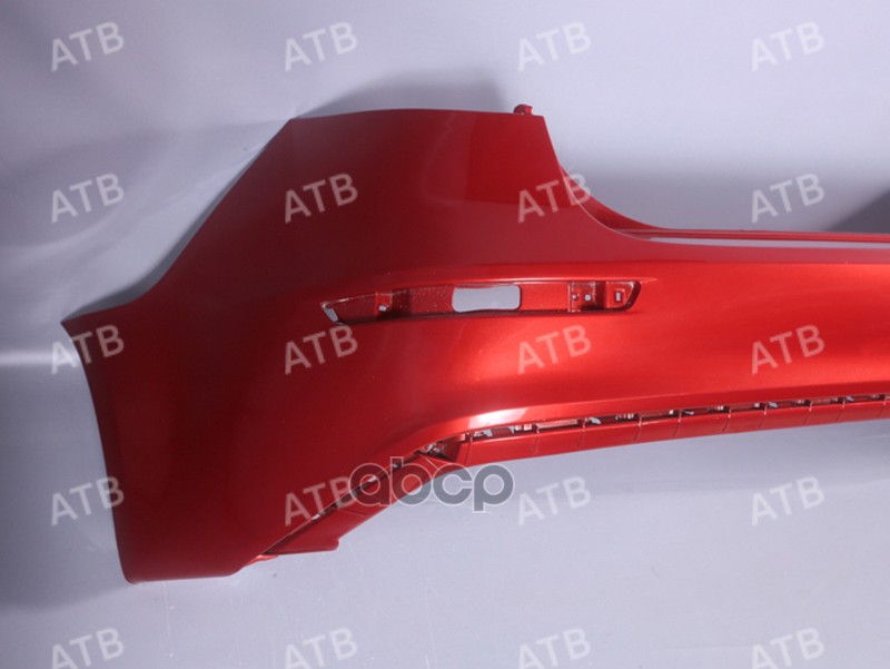 бампер Kia Rio 3 2015-2017 рестайлинг седан задний Красный гранат перламутр TD