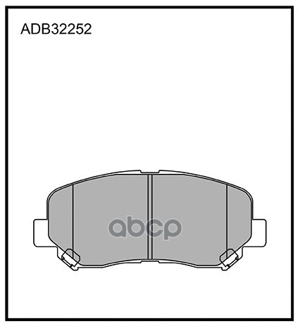 Колодки тормозные MAZDA CX-5 (11-) передние (4шт.) ALLIED NIPPON