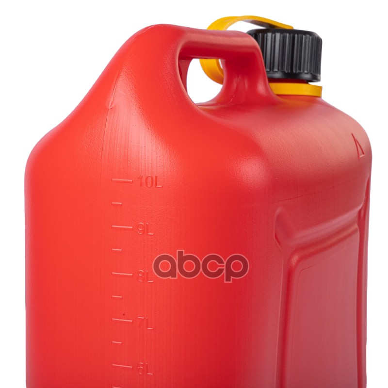 Канистра 10л для топлива пластиковая, крышка с защ