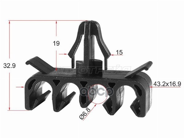 Клипса эл. проводки TOYOTA/LEXUS (1 шт.) Sat арт. ST-M10373