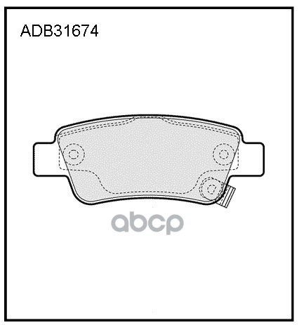 Колодки тормозные дисковые | зад | HONDA CR-V 2.0/2.4/2.2D 06>  ADB31674