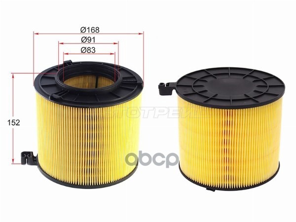 Фильтр воздушный Audi A4 15- / A5 16- Sat арт. ST-8W0133843