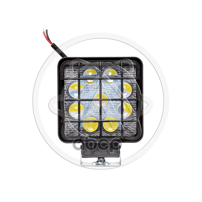 Фара светодиодная Avtoelectrica квадратная 9 LED направленный свет, 5D 27W, (110 х 42 х 140) 12/24V AE27S-9LED-5DLENS-HC 09.2238