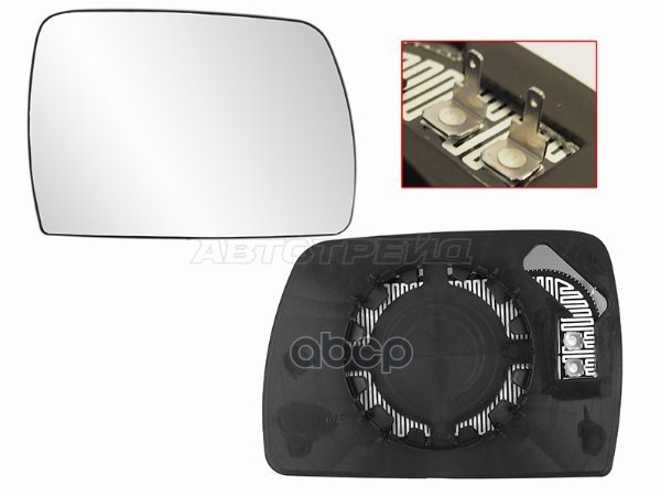 Полотно зеркала BMW X3 03-10 (Справа/ Обогрев/ асферическое) Sat арт. ST-BM83-940G-1