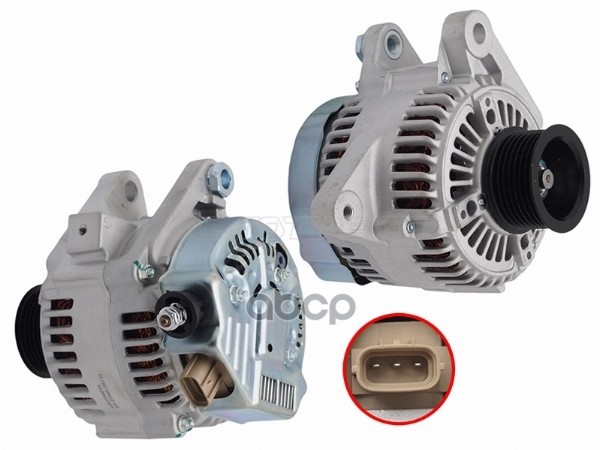 Генератор TOYOTA AVENSIS 00-03/CAMRY 01-06/RAV4 00-05 1/2AZ-FSE 12V 100A (восстановлен) Sat арт. ST-27060-28110