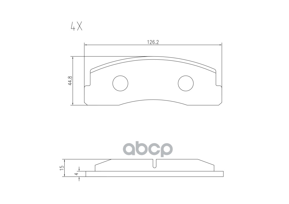 Колодки тормозные BARNETT