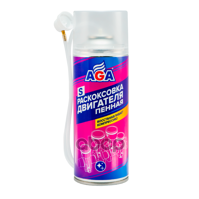 AGA Раскоксовка двигателя пенная (520ml)