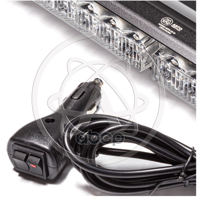 Балка светодиодная 12/24V 48Вт на магните стробоскоп 2 стор.(4+4 блока Epistar)