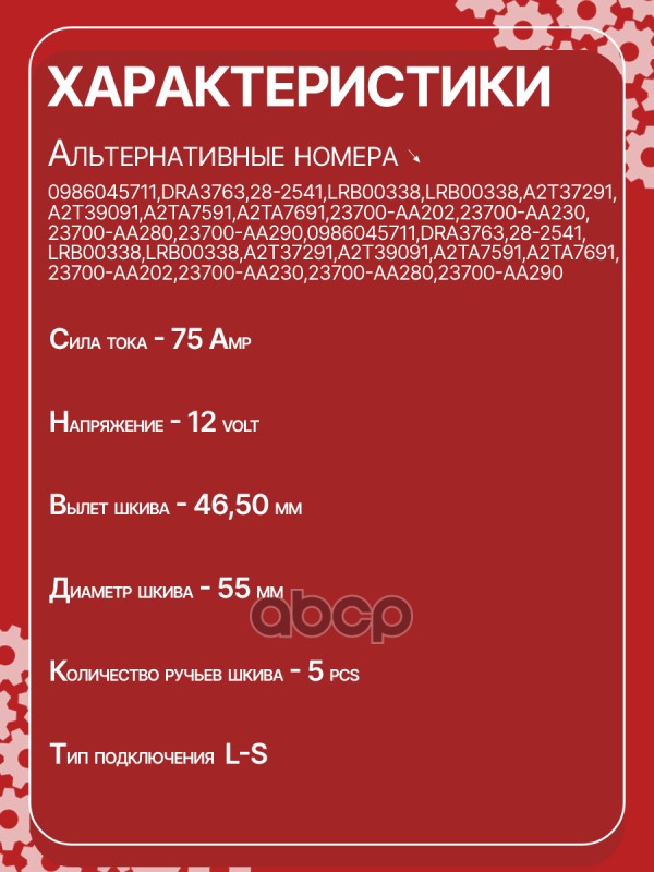 Генератор восстановленный