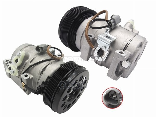 Компрессор кондиционера Lexus RX 03-09 / Toyota Harrier 03-13 Sat арт. ST-LX46-396-A0