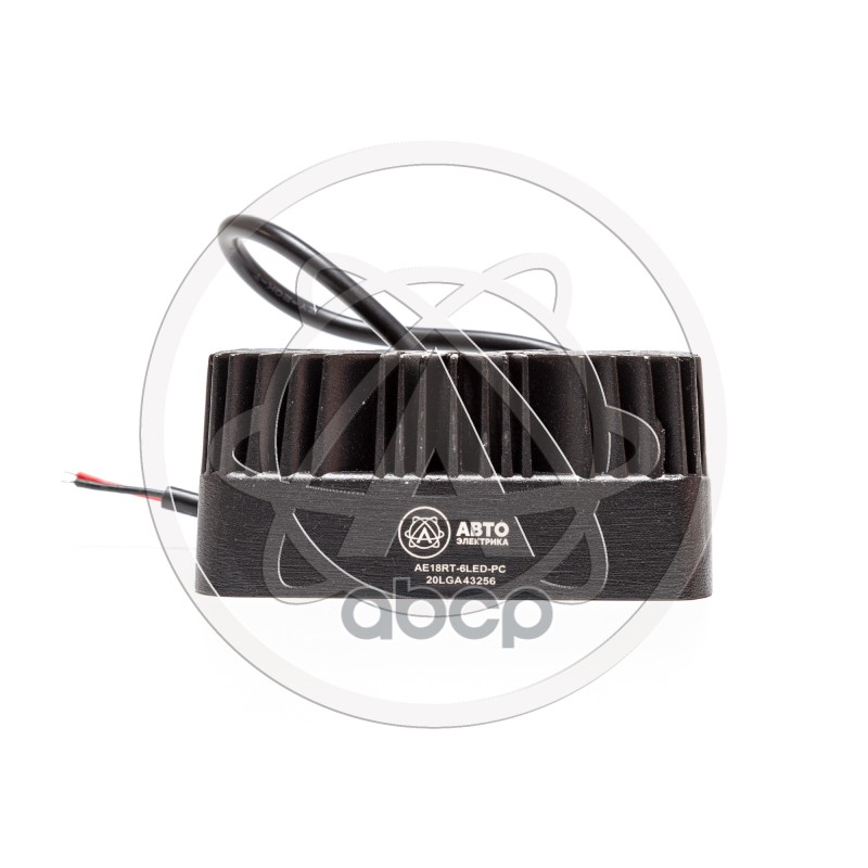 Фара светодиодная Avtoelectrica прямоугольная 6 LED рассеяный свет 18W (110 х 52 х 81) 12/24V AE18RT-6LED-PC 09.1941