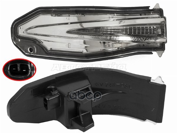 Поворот в зеркало (Слева) Toyota Harrier (XU60) 13-20 / Noah 14-22 Sat арт. ST-202-0001