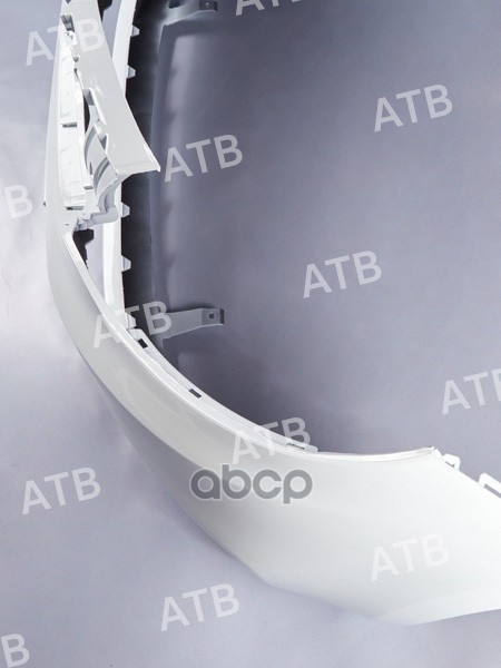 бампер Kia Rio 3 2015-2017 рестайлинг передний Белый (Cristal white) PGU ATB T