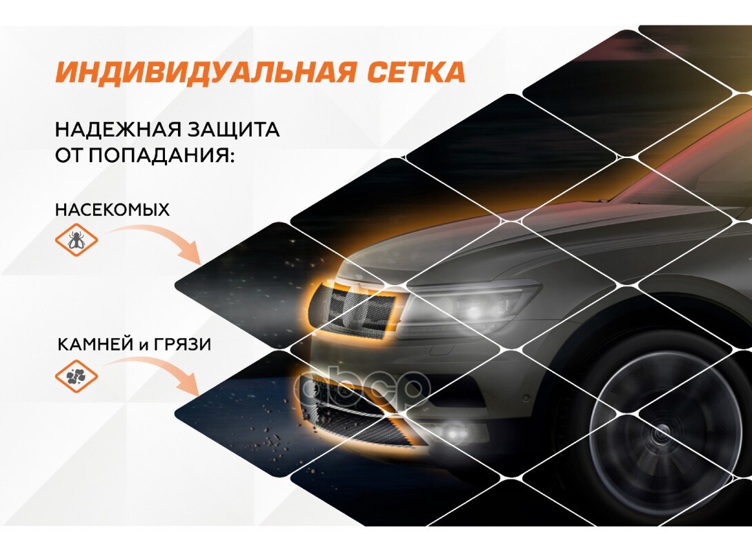 Индивидуальная защитная сетка Geely Monjaro (KX11) 2022-