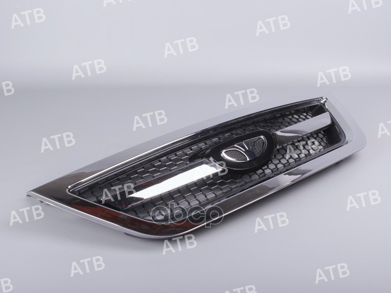 решетка радиатора Daewoo Nexia 1 2008-2016 рестайлинг хром N150 (в сборе) ATB