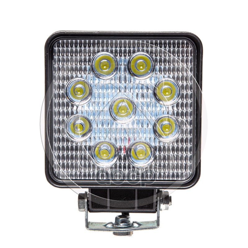 Фара светодиодная Avtoelectrica квадратная 9 LED рассеянный свет, 27W, (110 х 55 х 140) 12/24V AE27S-9LED-42PC 09.1880