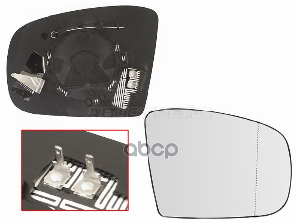 Полотно зеркала Mercedes-Benz M-Class 01-05 / GL-Class 06-09 (Справа/ Обогрев/ асферическое) Sat арт. ST-121-0098