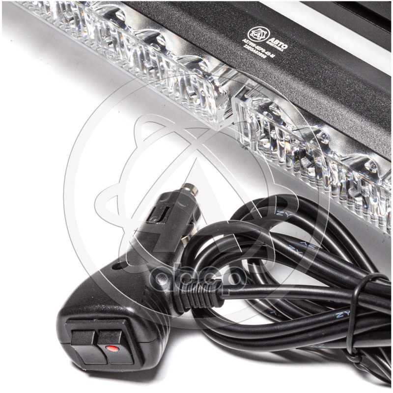 Маяк балка светодиод. 1224V 78Вт на магните стробоскоп 4 стор.(6+6+2 блока Epist