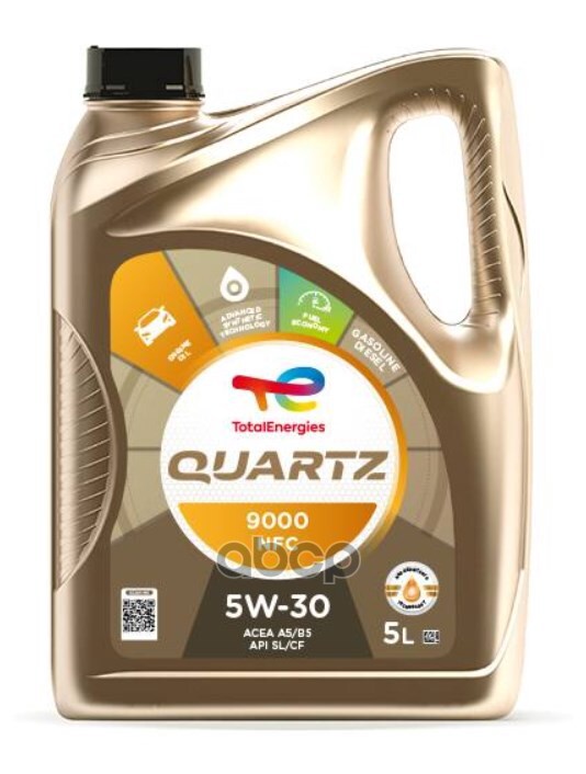 TotalEnergies Total Quartz 9000 Nfc 5W30 A5/B5 (Europe) 5Л. Синтетика (Масло Моторное)