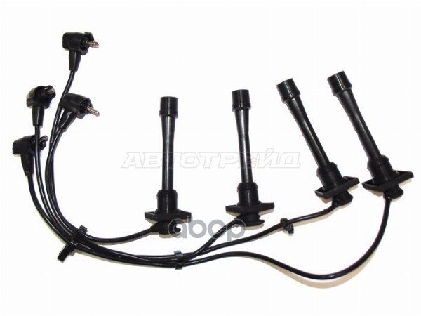 Провода высоковольтные TOYOTA COROLLA SPACIO AE11# 97-01 4/7A-FE (квадрат. резин.) Sat арт. ST-90919-22327