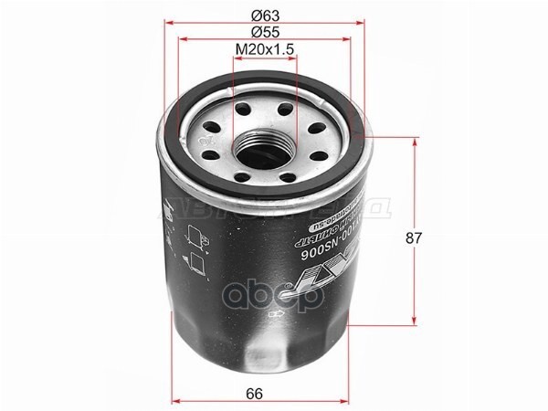 Фильтр масляный Honda Fit 13-20 / Insight 99-06 Sat арт. ST-AY100-NS006