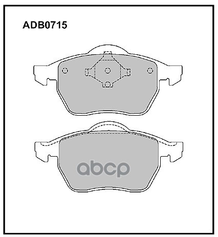 Колодки тормозные дисковые | перед | AUDI, FORD, OPEL, SEAT, VAUXHALL, VOLKSWAGEN