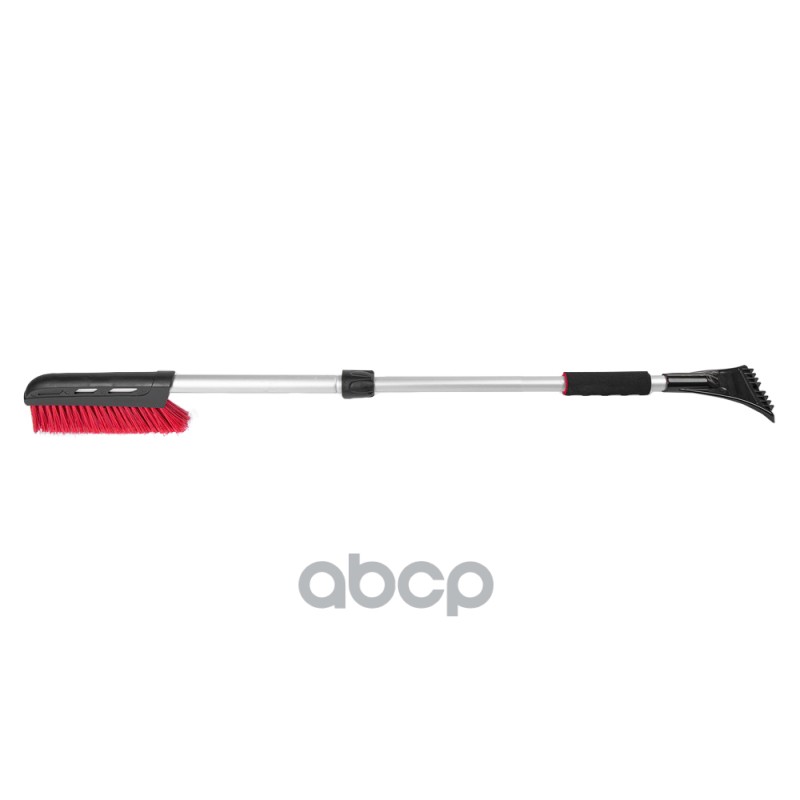 Щетка для очистки снега 82-105 см телескопическая со скребком и мягкой ручкой Arnezi A0401052
