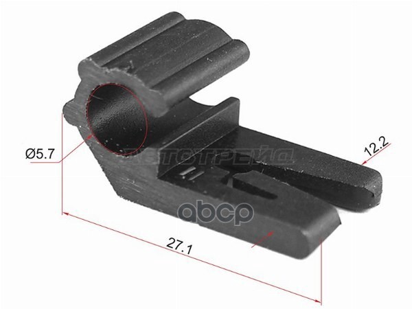 Клипса трубки эл. проводки (1 шт.) Sat арт. ST-M11480