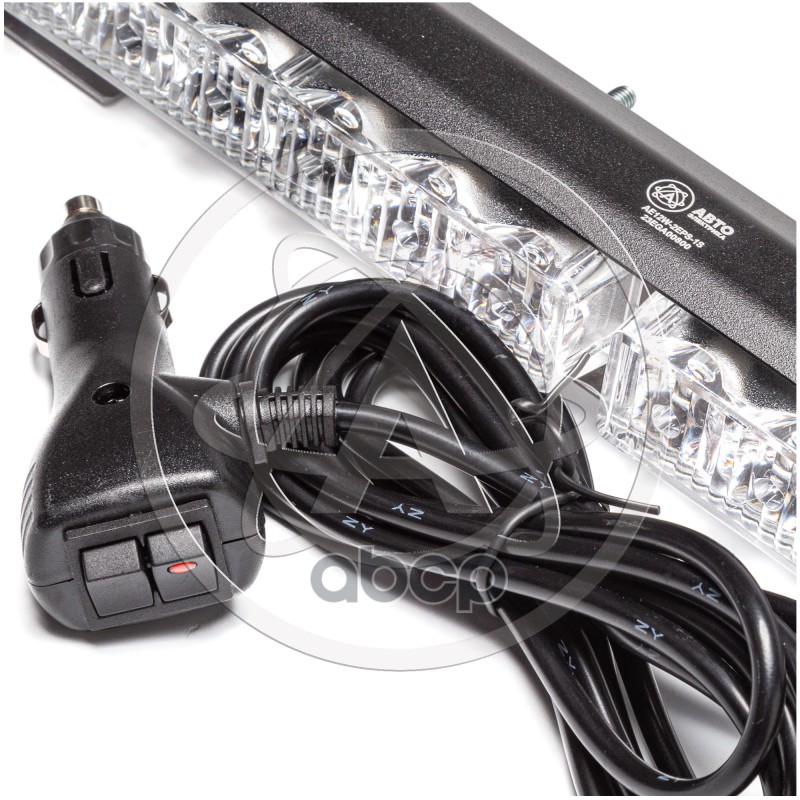 Балка светодиодная 12/24V 12Вт кронштейн стробоскоп 2 стор.(2 блока Epistar) AV