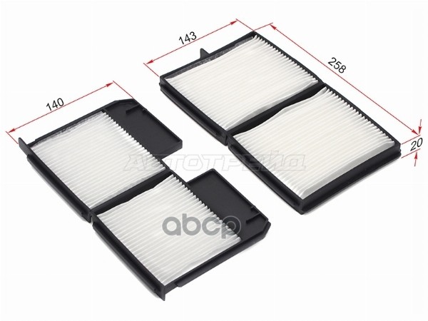 Фильтр салонный Toyota Camry (XV20) 96-02 / Lexus ES 91-01 Sat арт. ST-88880-33060