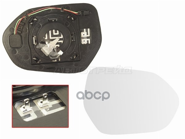 Полотно зеркала Toyota Camry Europe/Russia (XV70) 17-22 (Справа/ Обогрев/ сферическое/ Слепая зона) Sat арт. ST-121-0106